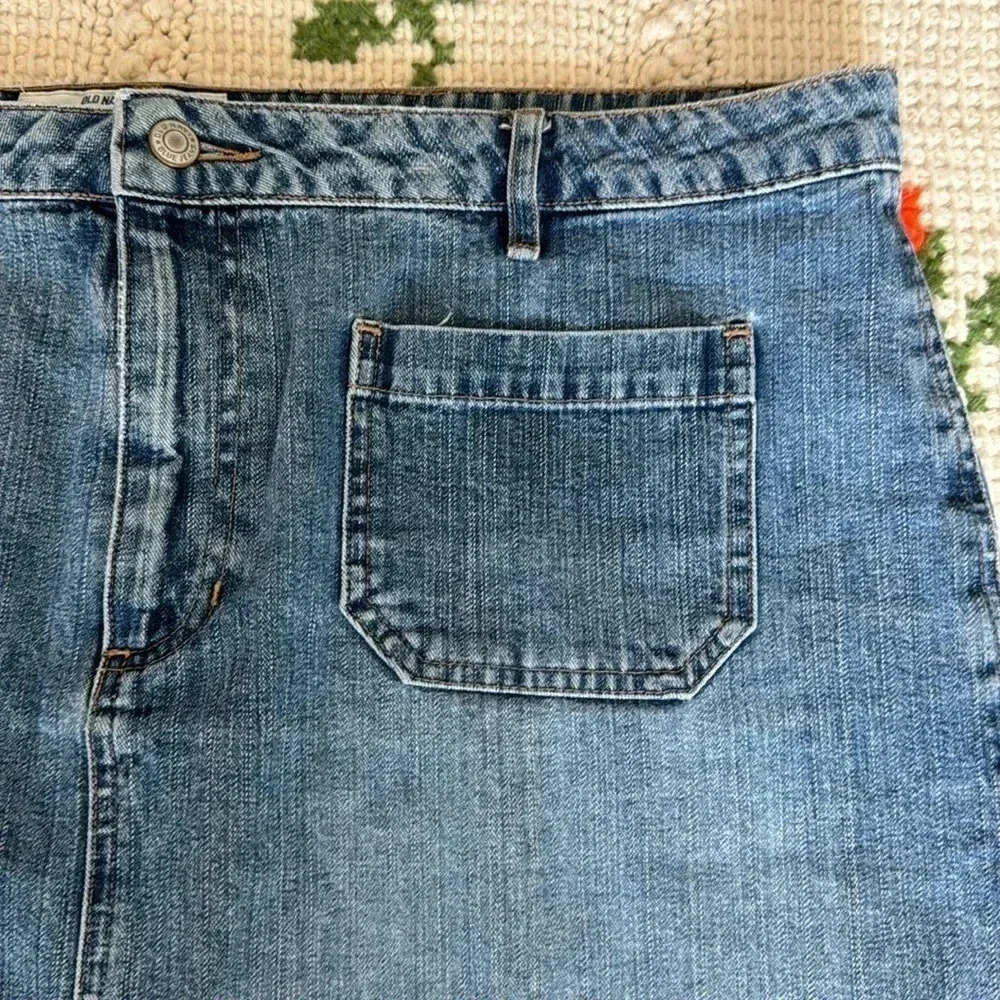 Vintage Old Navy Y2K Jean Midi Skirt Size 18 2002 - Picture 2 of 7